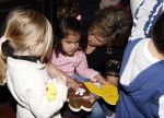 Amsterdam 3 december 2007
Prinses Laurentien bij presentatie van kinderboek Nijntje met braille in de amsterdamse manege.