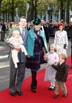 Den Haag 20 oktober 2007
Dop prinses Ariane. Prinses Laurentien Prins Constantijn met hun kinderen Eloise Claus Casimir en Leonore.