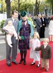 Den Haag 20 oktober 2007
Dop prinses Ariane. Prinses Laurentien Prins Constantijn met hun kinderen Eloise Claus Casimir en Leonore.