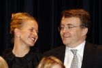 Amsterdam  12 december 2007
Uitreiking prins Claus prijzen in het muziekcentrum aan het ij. Orinses Maxima Laurentien Mabel Koningin Beatrix Prins Willem Alexander Friso en Constantijn zijn daarbij aanwezig.