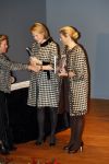 Den Haag 4 december 2007
Prinses Maxima en prinses Mathilde van Belgie bij de presentatie van een boek over kunst in museum Den Haag. Maxima en Mathilde dragen allebei ongeveer dezelfde kleding/outfit.