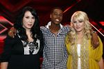Hilversum 4 mei 2009
De 3 finalisten van x factor Lisa Rachel en Jamal met hun coaches Stacey Rookhuizen en Angela Groothuizen.
Peter Smulders bv