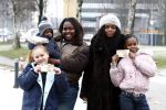 Amsterdam 4 februari 2009
Ramona Rjesus met haar kinderen en kleinkind.
Peter Smulders bv
