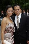 Hilversum 21 mei 2007
Uitreiking musical awards in studio 24. 
Cystine Carreon met haar ex-man Raymund Pacis
