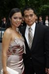 Hilversum 21 mei 2007
Uitreiking musical awards in studio 24. 
Cystine Carreon met haar ex-man Raymund Pacis