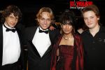 Amsterdam 19 november 2007
Premiere van de scheepsjongens van de bontekoe in tuschinski. vlnr Martijn Hendricks Pim Wessels  Reena Giasi en Billy Zomerdijk