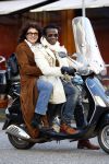 Amsterdam 12 februari 2008
Mylene de la Haye met Regilio Tuur op vespa scooter op de pc hooftstraat.
Peter Smulders bv