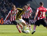 Arnhem, 20 April 2008 Kompetitiewedstrijd Vitesse-PSV, eindstand 0-1 Seizoen 2007/2008
PSV Landskampioen
Remco v d Schaaf