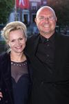Utrecht 30 september 2000
Uitreiking van de Gouden Kalveren in  de schouwburg van Utrecht.
Renee Soutendijk met man

Peter Smulders bv