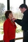 Nootdorp,  29 Maart 2008
Rita Verdonk laat zich een jasje aanmeten door couturier Paul Schulten
Foto Peter Smulders BV