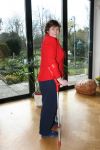Nootdorp,  29 Maart 2008
Rita Verdonk met haar krukken
Foto Peter Smulders BV