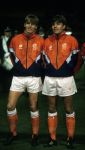 1994 Gebr. Witschge samen in het Nederlands elftal
Rob Witschge en Richard Witschge