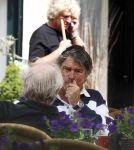 Breukelen 16 juli 2008
Ron Brandsteder op terras in Breukelen.
