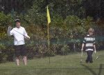 Vale do Lobo 5 mei 2008
Ronald Koeman jr gaat een rondje golfen samen met Julian de Mol ( zoon van Linda de Mol )
