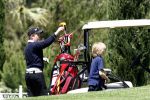 Vale do Lobo 5 mei 2008
Ronald Koeman jr gaat een rondje golfen samen met Julian de Mol ( zoon van Linda de Mol )