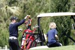 Vale do Lobo 5 mei 2008
Ronald Koeman jr gaat een rondje golfen samen met Julian de Mol ( zoon van Linda de Mol )