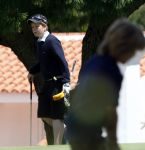 Vale do Lobo 5 mei 2008
Ronald Koeman jr gaat een rondje golfen samen met Julian de Mol ( zoon van Linda de Mol )