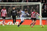 Seizoen 2007-2008 
Eindhoven 09-02-2008 
PSV - sc Heerenveen uitslag 1-1. Duel tussen PSV speler Balazs Dzsudzsak en Roy Beerens.
Foto Peter Smulders Bv