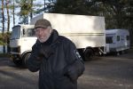 Swalmen, 25 Januari 209 Oud bokser Rudi Lubbers bij zijn caravan
Foto Peter Smulders BV
