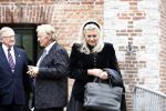 Wassenaar 3 april 2008
Herdenkingsdienst soldaat van oranje Erik Hazelhoff  in kerk wassenaar. Prin ses Margriet Pieter v Vollenhoven  en Rutger Hauer met zijn vrouw