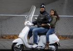 Amsterdam 12 november 2007
Ruud Gullit met zijn dochter Joelle op zijn vespa scooter.