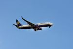 Best, 6 Juli 2008
Landing van een Ryan Air vliegtuig op vliegveld Eindhoven