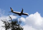Best, 6 Juli 2008
Landing van een Ryan Air vliegtuig op vliegveld Eindhoven