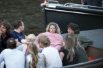 Amsterdam 9 mei 2008
Sander Vahle met een vriendin en Menno Kohler met zijn vriendin samen varend in een sloep op de grachten
