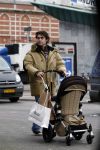 Amsterdam 26 januari 2008
Sander vriend Irene v d Laar met zoon in kinderwagen.