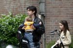 Amsterdam 27 mei 2008
Sander v d Laar met zijn zoontje Vince en India de dochtyer van Irene v d Laar op de fiets.