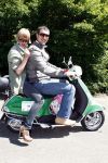 Amsterdam 12 mei 2009
Het blad Grazia organiseert samen met vespa scooters een leuke rally door amsterdam heen. Sebastiaan Labrie met zijn vriendin
Peter Smulders bv