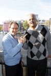 Amsterdam 14 oktober 2007
Stedman Graham ( ex Ophrah Winfrey op bezoek in Nederland. Hij ging varen met boot door de amsterdamse grachten en Golfen.