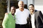 Amsterdam 14 oktober 2007
Stedman Graham ( ex Ophrah Winfrey op bezoek in Nederland. Hij ging varen met boot door de amsterdamse grachten en Golfen. Stedman met Jurgen Raymann en Clarence Seedorf