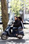 Amsterdam 13 mei 2009
Steve Brown met een vriendin op zijn vespa scooter.
Peter Smulders bv