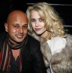 Amsterdam 23 januari 2008
Modeshow Blue Blood tijdens amsterdam fashion week. Maria Kooistra met man steve te pas