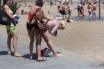 Barcelona, 28 Juni 2008
Strand en strandtenten van Barcelona
Dikke dames