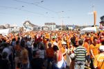 Basel 21 juni 2008
Nederland speelt in de 1/4 finale op de ek tegen Rusland. In Basel lopen 150000 supporters van Nederland en maken er een feestje van.