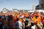 Basel 21 juni 2008
Nederland speelt in de 1/4 finale op de ek tegen Rusland. In Basel lopen 150000 supporters van Nederland en maken er een feestje van.