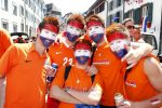 Basel 21 juni 2008
Nederland speelt in de 1/4 finale op de ek tegen Rusland. In Basel lopen 150000 supporters van Nederland en maken er een feestje van.