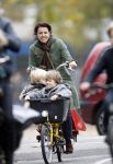 Amsterdam 31c oktober 2007
Susan Visser met kinderen in de bakfiets.