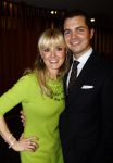 Amsterdam 1 maart 2009
Modeshow Paul Schulten in het Okura hotel. Suze Mens met vriend
Peter Smulders bv