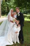 Nuenen, 9 Augustus 2008
Trouwen Tanja Jess en Charly Luske met hun kinderen