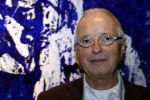 Amsterdam 7 december 2007
Theo Heuft met vriendin op de miljonairsfair. Hij verkoopt tegenwoordig kunst.
