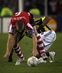Eindhoven, 23 Oktober 2007
Champions League wedstrijd PSV-Fenerbahce, eindstand 0-0
Seizoen 2007/2008
Timmy Simons in duel met Deniz Baris