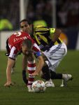 Eindhoven, 23 Oktober 2007
Champions League wedstrijd PSV-Fenerbahce, eindstand 0-0
Seizoen 2007/2008
Timmy Simons in duel met Deniz Baris