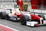 Barcelona 11 maart 2009
Test dag voor de formule 1 teams op het circuit van Barcelona. Timo Glock voor Toyota
Peter Smulders bv