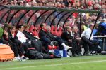 Eindhoven, 13 April 2008 Kampioenswedstrijd PSV-FC Twente, eindstand 1-1 Seizoen 2007/2008. PSV daardoor nog niet kampioen.
Tjaarda Weber, Sef Vergoossen