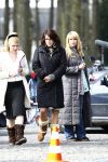 Laren 14 april 2008
Opnames Gooische vrouwen  met Linda de Mol Susan Visser Tjitske Reidinga en Alex Klaasen. Ze rijden in Gooische vrouwen met Linda de Mol haar porsche cabrio.