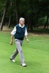 Sint Michielsgestel, 7 Juli 2008
NK senioren heren professionals op GC de Dommel
Tom O Mahoney met o.a. zijn caddy en Jan Dorrenstein