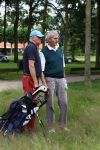 Sint Michielsgestel, 7 Juli 2008
NK senioren heren professionals op GC de Dommel
Tom O Mahoney met o.a. zijn caddy en Jan Dorrenstein